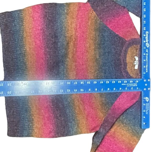 Steve Madden BB Dakota Sweater Women's Ombre‎ Stripe Sweater Small - Picture 5 of 7